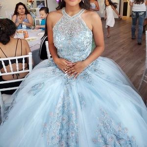 Light Blue Dress. Used for one night and photos